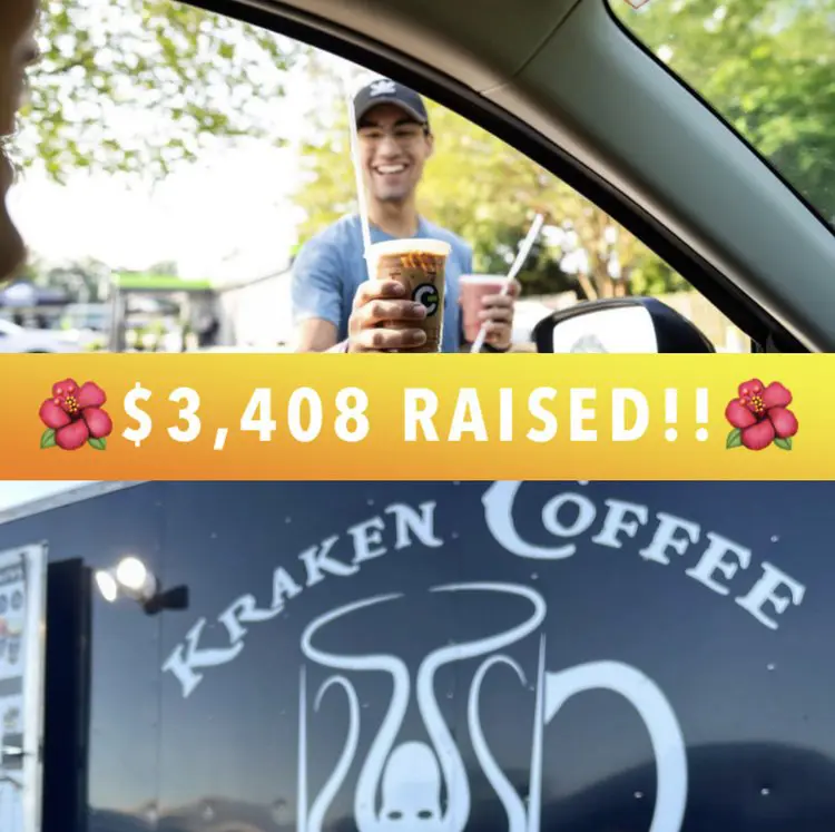 Kraken Coffee & the #MauiStrong Foundation: $3,408 donated!